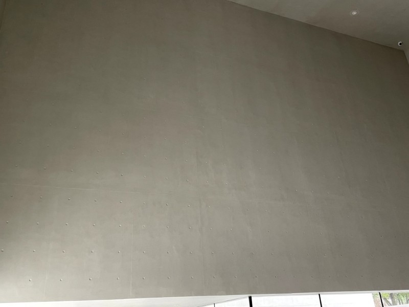 苏州陶一球纪念馆清水混凝土保护项目施工现场效果图3