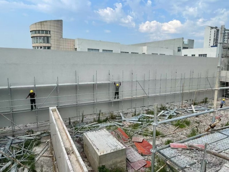 苏州陶一球纪念馆清水混凝土保护项目施工现场效果图5