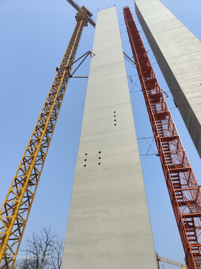 贵州乌江特大桥清水混凝土施工工艺施工现场效果图2