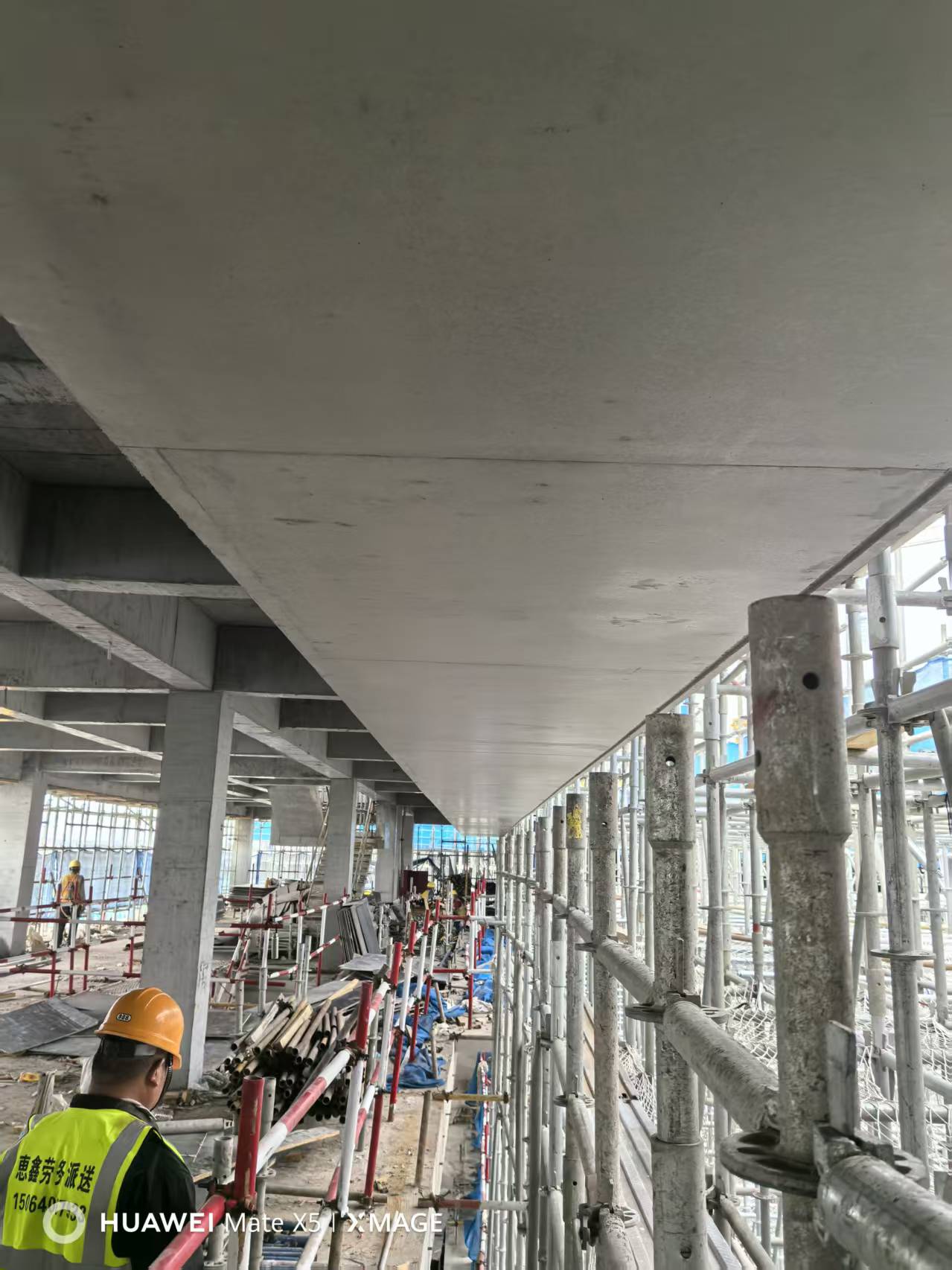 房建顶板清水混凝土保护剂现场图片4