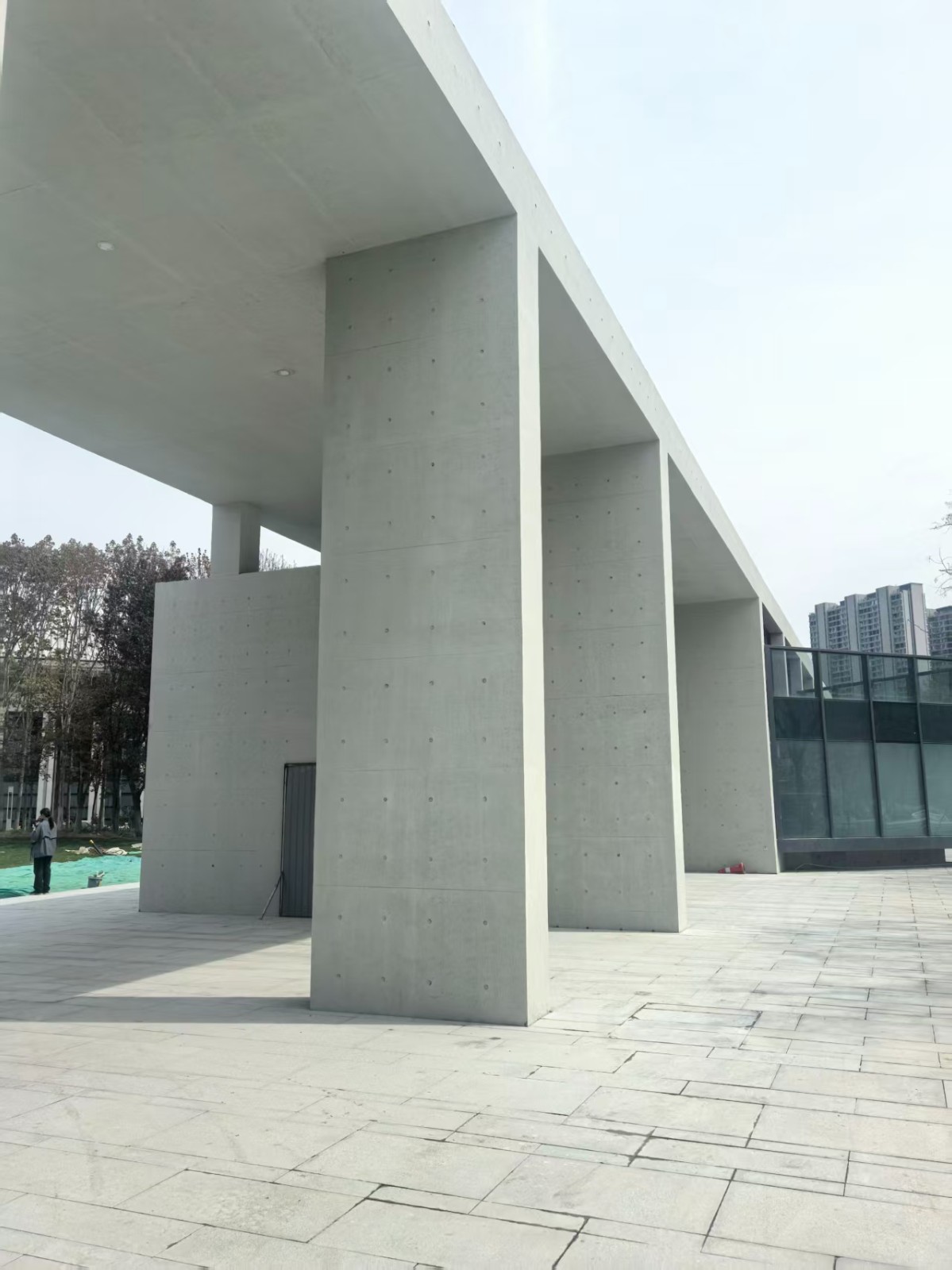 政务大厅外墙清水混凝土现场图片10